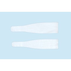 Plasdent Intraoral Camera Sleeves 0.85"HEAD x1 3/4"OPEN x 9 1/2"L Clear/White (500pcs/box)